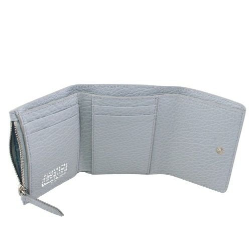 メゾンマルジェラ 三つ折り財布 レディース ブルー MAISON MARGIELA