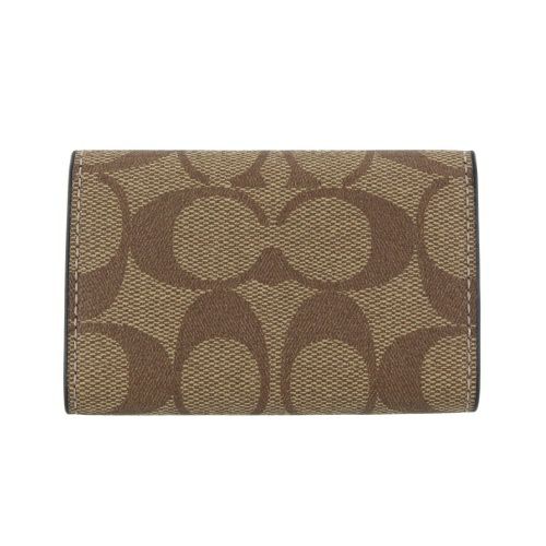 新品　正規品☆COACH(コーチ)ケース　メンズ ブラウン シグネチャー COACH（コーチ） 二つ折り財布 財布 コインケース シグネチャー