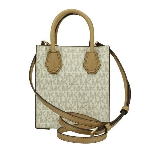 【美品】〝MICHAEL MICHAEL KORS〟ロゴトート Michael Kors Women's Logo Print Canvas Tote Bag, Top Zip