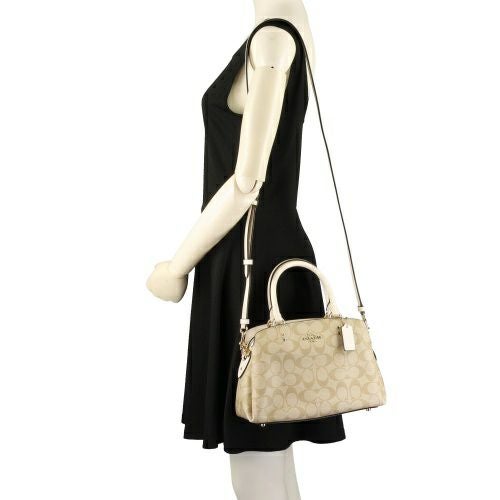コーチ アウトレット トートバッグ レディース シグネチャー ミニ リリー キャリーオール ホワイト COACH OUTLET 91494 IMDQC