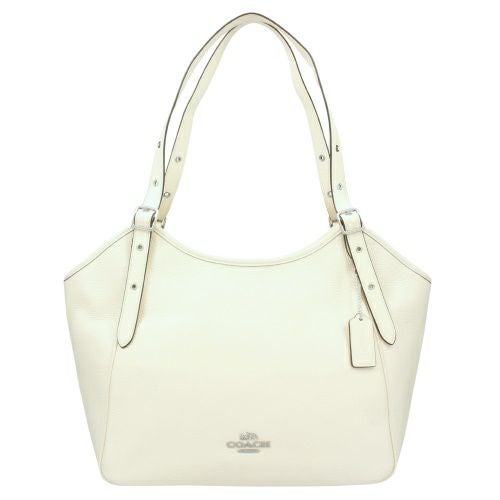 コーチ アウトレット トートバッグ レディース メドウ ショルダー バッグ ホワイト COACH OUTLET CM074 SV/HA