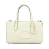 コーチ アウトレット トートバッグ レディース ニーナ スモール トート ホワイト COACH OUTLET CR097 SV/HA