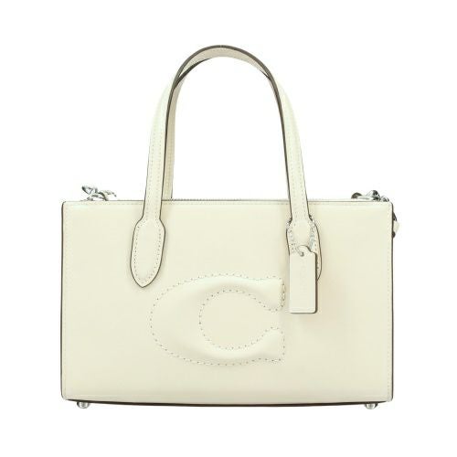 コーチ アウトレット トートバッグ レディース ニーナ スモール トート ホワイト COACH OUTLET CR097 SV/HA