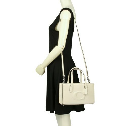 コーチ アウトレット トートバッグ レディース ニーナ スモール トート ホワイト COACH OUTLET CR097 SV/HA