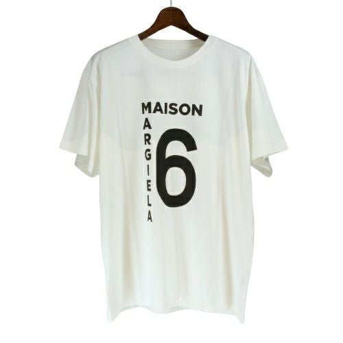 エムエム6 メゾンマルジェラ Tシャツ 半袖 メンズ ブラック MM6 MAISON