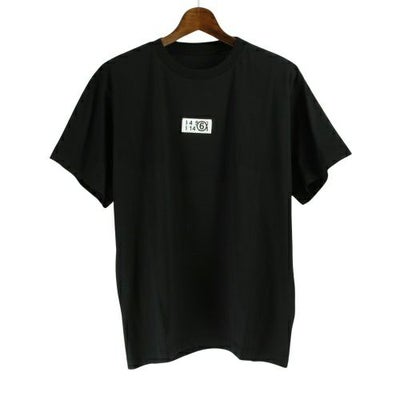 エムエム6 メゾンマルジェラ Tシャツ 半袖 レディース ブラック MM6 