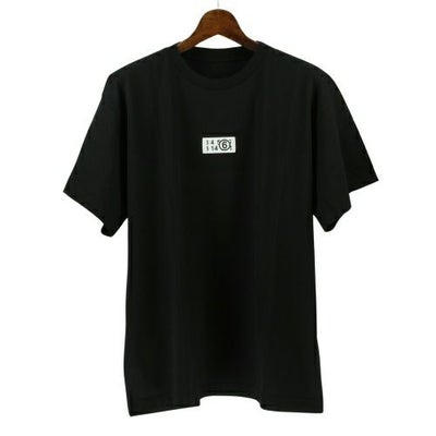 エムエム6 メゾンマルジェラ Tシャツ 半袖 メンズ ブラック MM6 MAISON 