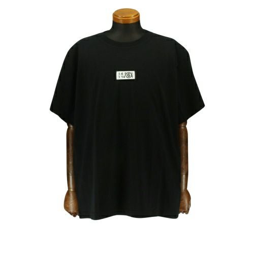 エムエム6 メゾンマルジェラ Tシャツ 半袖 メンズ ブラック MM6 MAISON