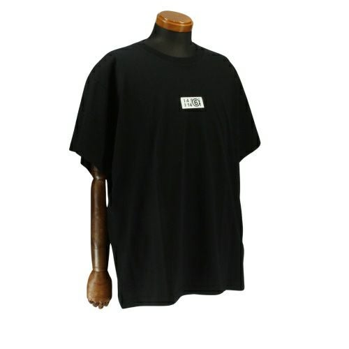 エムエム6 メゾンマルジェラ Tシャツ 半袖 メンズ ブラック MM6 MAISON
