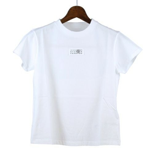 【新品】Maison Margiela マルジェラ MM6 ロゴTシャツ 白 S MM6 エムエムシックス メゾンマルジェラ Maison Margiela リブド