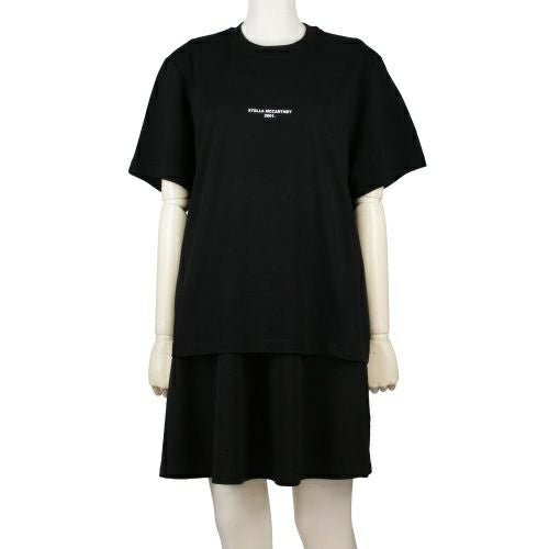 ステラマッカートニー Tシャツ 半袖 レディース ブラック Stella