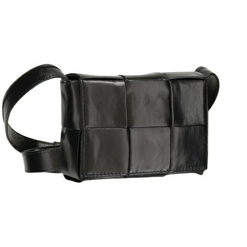 ボッテガヴェネタ スモールポイント ショルダーバッグ レザー ブラック レディース BOTTEGAVENETA  中古 ボッテガヴェネタ BOTTEGA VENETA 667048 VCQ72 ショルダーバッグ