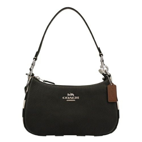COACH アウトレット ショルダーバッグ テリ ブラック×チャーク コーチ アウトレット ショルダーバッグ レディース テリ COACH OUTLET