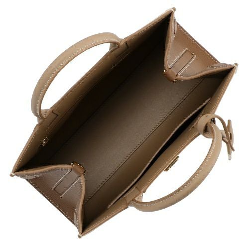 【極美品】Burberry 本革トートバッグ ビジネスバック ベージュカラー バーバリー トートバッグ レディース フランシス ミニ FRANCES MINI