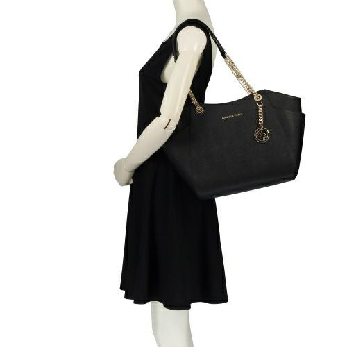 マイケルコース 35T0GWXS3L トートバッグ ブラック  Michael Kors サッチェル シェイラ マイケルコース トートバッグ レディース ジェット セット トラベル