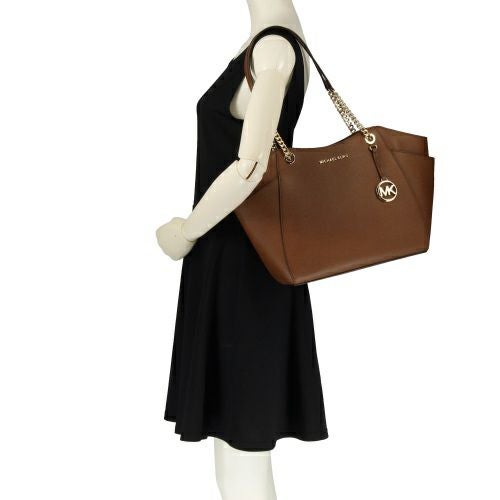 マイケルコース トートバッグ レディース ジェット セット トラベル ブラウン MICHAEL KORS 35T5GTVT3L LUGGAGE