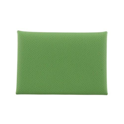 エルメス カードケース 名刺入れ カルヴィ デュオ グリーン HERMES