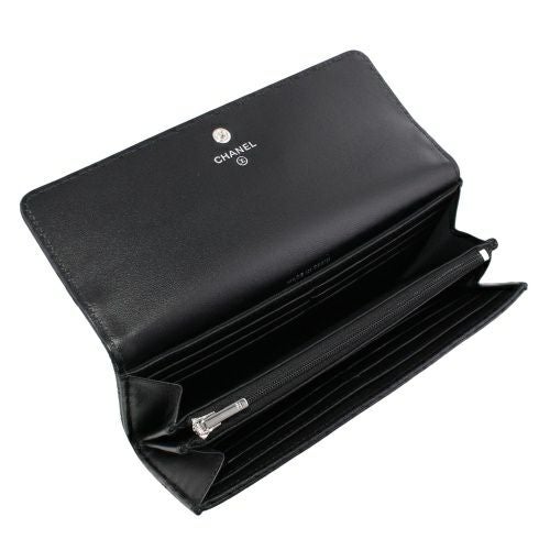 シャネル 長財布 レディース ブラック CHANEL AP3724 B14929 94305