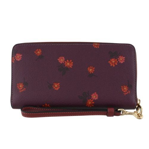コーチ アウトレット 長財布 レディース ワインレッド COACH OUTLET