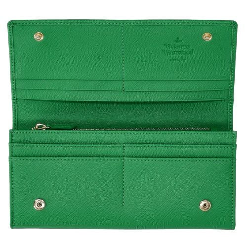 ヴィヴィアンウエストウッド 長財布 レディース グリーン Vivienne Westwood 5104007AU M401