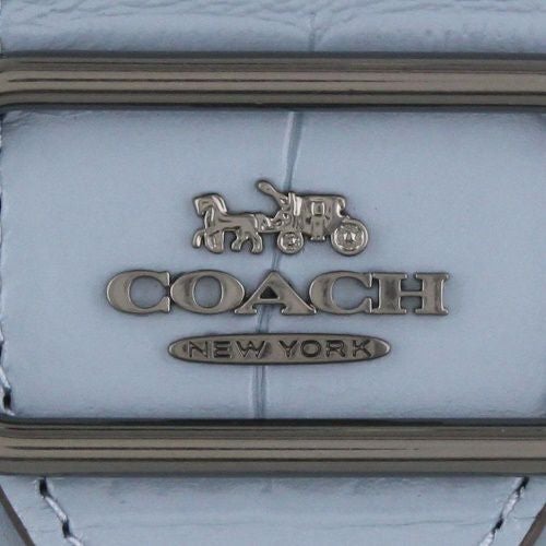 コーチ アウトレット 二つ折り財布 レディース ブルー COACH OUTLET