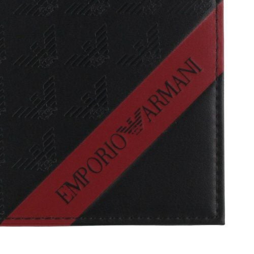 エンポリオアルマーニ 二つ折り財布 メンズ ブラック EMPORIO ARMANI