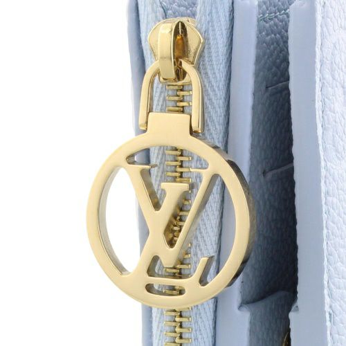 ルイヴィトン　二つ折り財布　モノグラム　ポンヌフ　アンプラント　ポルトフォイユ ルイヴィトン LOUIS VUITTON ポルトフォイユ リサ M83587 ブルー