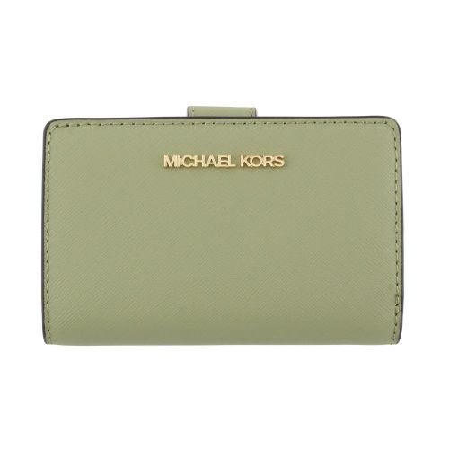 マイケルコース 二つ折り財布 レディース ジェット セット トラベル グリーン MICHAEL KORS 35F7GTVF2L LIGHT SAGE