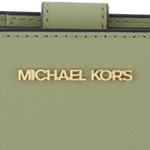 マイケルコース 二つ折り財布 レディース ジェット セット トラベル グリーン MICHAEL KORS 35F7GTVF2L LIGHT SAGE