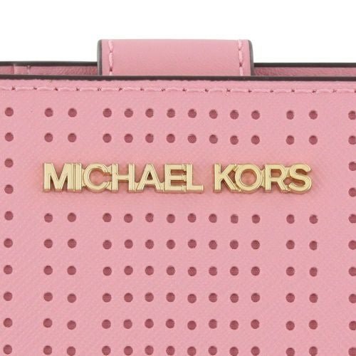 マイケルコース 二つ折り財布 レディース ジェット セット トラベル ピンク MICHAEL KORS 35S4GTVF6L CARNATION