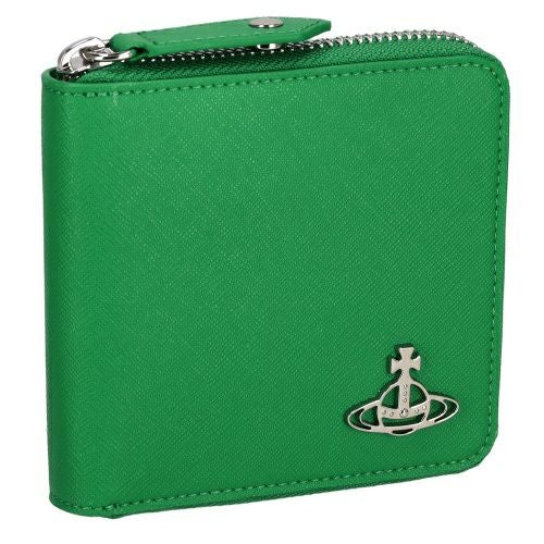 ヴィヴィアンウエストウッド 二つ折り財布 レディース グリーン