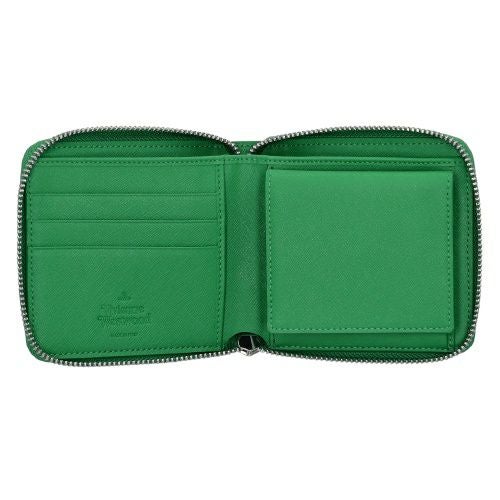 ヴィヴィアンウエストウッド 二つ折り財布 レディース グリーン