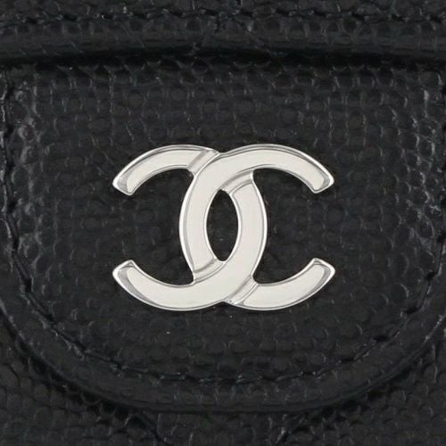 シャネル 三つ折り財布 レディース CHANEL AP0230 B15532 C3906 ブラック