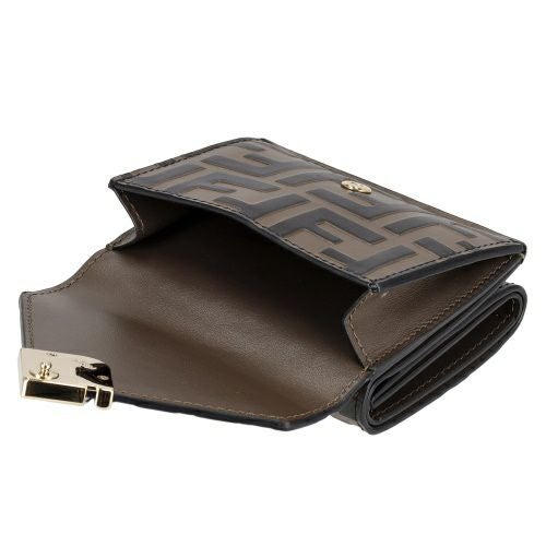 フェンディ 三つ折り財布 レディース ブラウン FENDI 8M0480-0ADYM