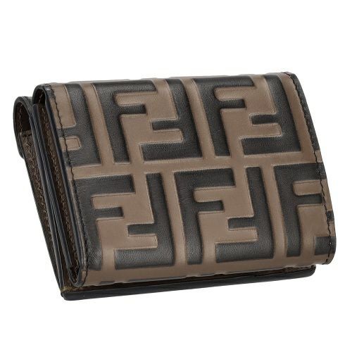 フェンディ 三つ折り財布 レディース ブラウン FENDI 8M0480-0ADYM