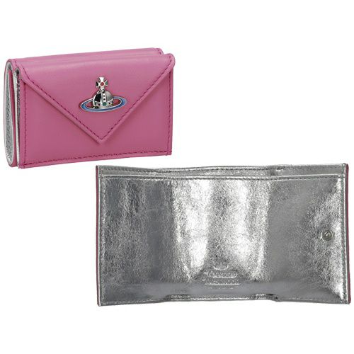 Vivienne Westwood / ヴィヴィアンウエストウッド ■ オーブ 二つ折り長財布 レザー 型押し ピンク 【財布/サイフ/ウォレット/wallet/】 ブランド【中古】 [0990009002] Vivienne Westwood - Vivienne Westwood / ヴィヴィアンウエストウッド