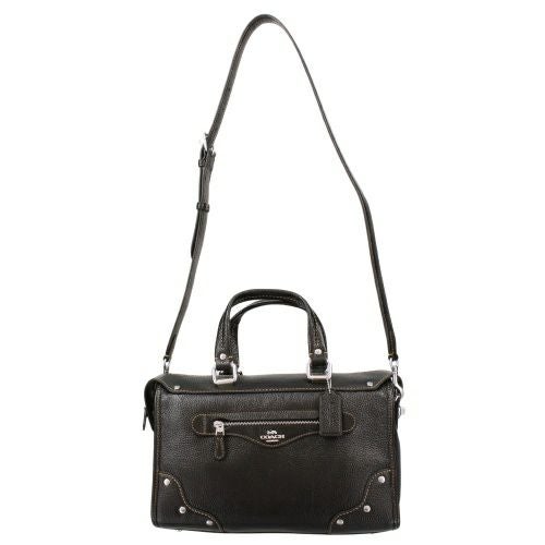 コーチ アウトレット ハンドバッグ レディース  ブラック COACH OUTLET CE636 SVDTV
