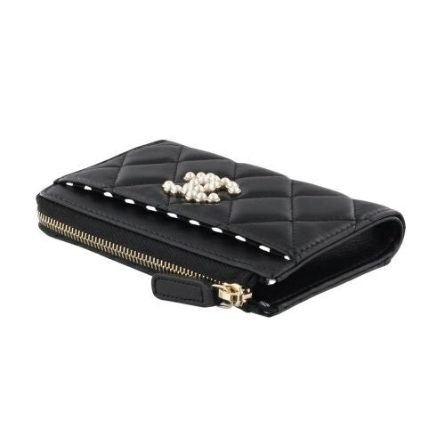 シャネル コインケース レディース ブラック CHANEL AP3816 B15723 94305