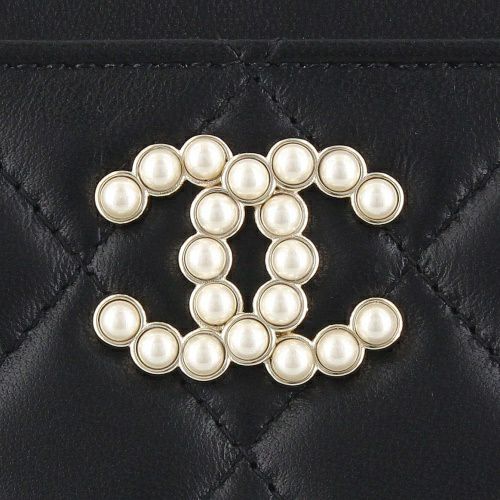 シャネル コインケース レディース ブラック CHANEL AP3816 B15723