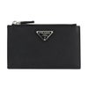 プラダ コインケース フラグメントケース レディース SAFFIANO TRIANGOLO ブラック PRADA 2MC086 QHH F0002 NERO