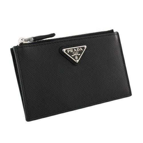 最終価格　美品　PRADA プラダ　小銭入れ　ケース　黒　ブラック　レザ プラダ コインケース フラグメントケース レディース SAFFIANO