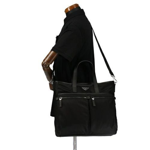 PRADA ブラック ビジネスバッグ プラダ ビジネスバッグ メンズ ブラック PRADA 2VG860 V XON 2DMH