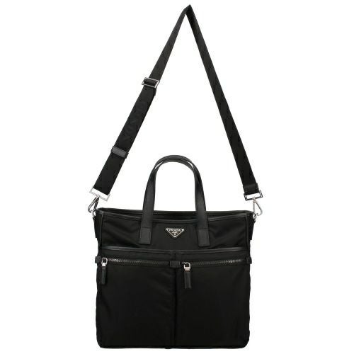 PRADA ブラック ビジネスバッグ プラダ ビジネスバッグ メンズ ブラック PRADA 2VG860 V XON 2DMH