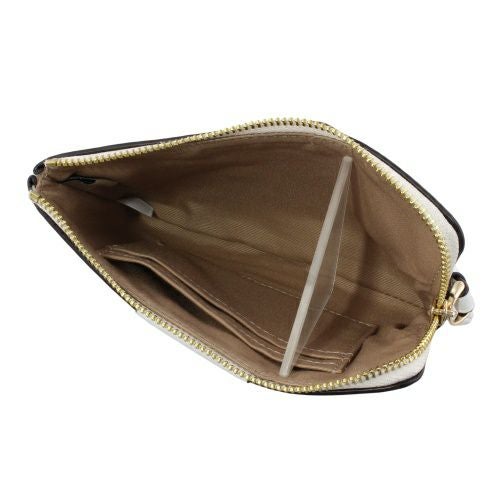 コーチ アウトレット ポーチ レディース シグネチャー コーテッド キャンバス リサイクル レザー コーナー ジップ リストレット COACH OUTLET CS602 IMRFF チョーク/グレイシャーホワイト