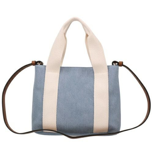 クロエ トートバッグ レディース Chloe Kids クロエ キッズ ミニトート ブルー CHLOE C20046 Z10 Denim Blue