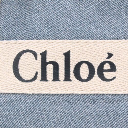 クロエ トートバッグ レディース Chloe Kids クロエ キッズ ミニトート ブルー CHLOE C20046 Z10 Denim Blue