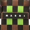 マルニ トートバッグ バスケットバッグ かごバッグ カゴ ロゴタグ レディース MARNI M00178M00IW 340 BLACK PINK