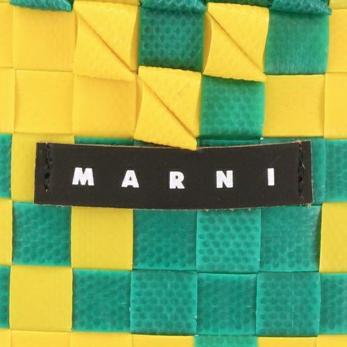 マルニ トートバッグ バスケットバッグ かごバッグ カゴ ロゴタグ