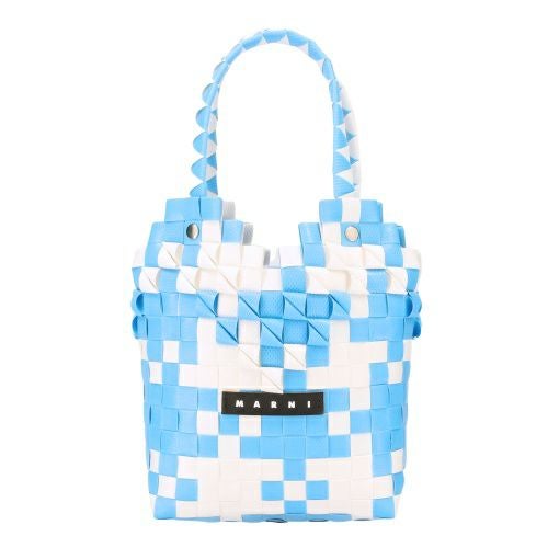 マルニ トートバッグ バスケットバッグ かごバッグ カゴ ロゴタグ