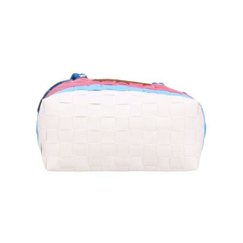 マルニ トートバッグ バスケットバッグ かごバッグ カゴ ロゴタグ レディース MARNI M00816MW81F 846 BLUE WHITE